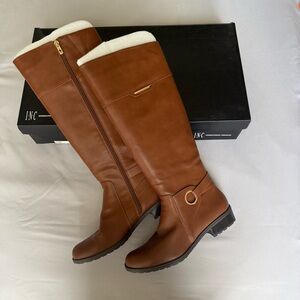 INC International Concepts Women's Brown Knee-High Riding Boots